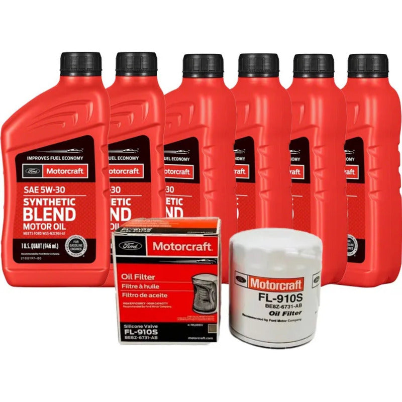 Kit Mantencion Motorcraft, Aceite Más Filtro De Aceite Ford Edge 2.0