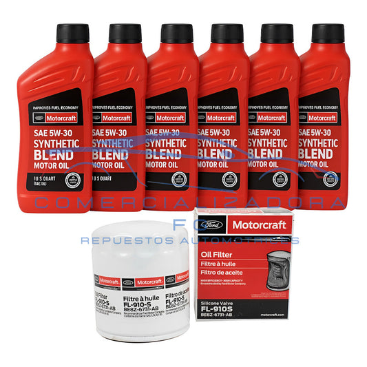Kit Mantencion Motorcraft, Aceite Más Filtro De Aceite Ford Bronco