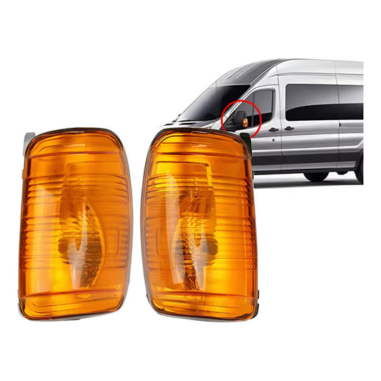 Par Luz Intermitente Espejo Retrovisor Ford Transit Naranja