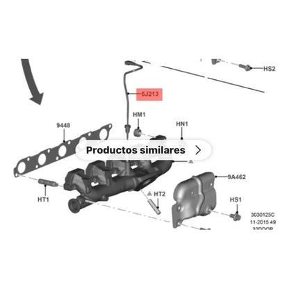Sensor Temperatura Del Múltiple De Escape Ford Ranger 3.2